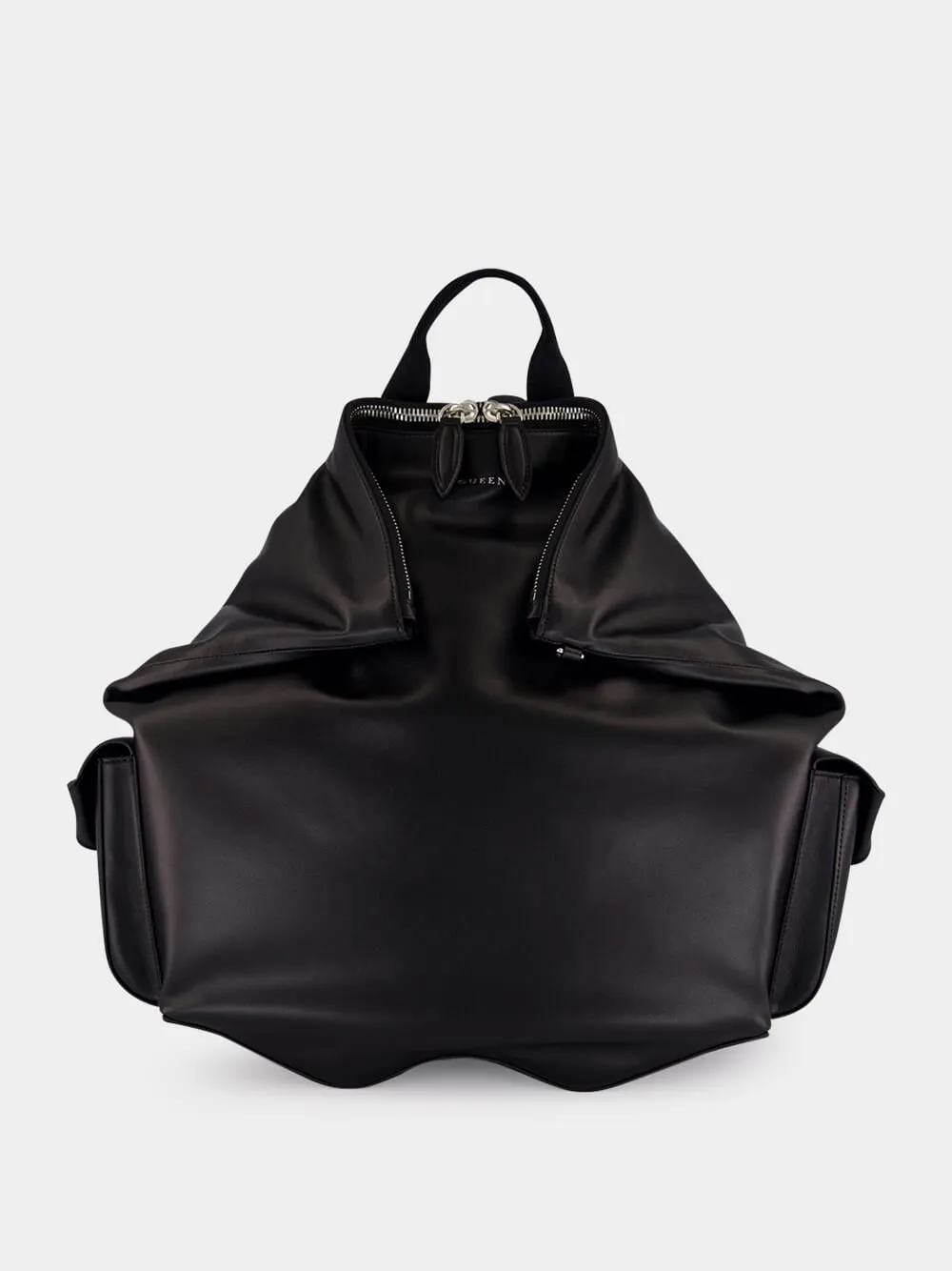 Black Manta Backpack in Nappa Calf Leather sold by Fashion Clinic product image thumbnail 2