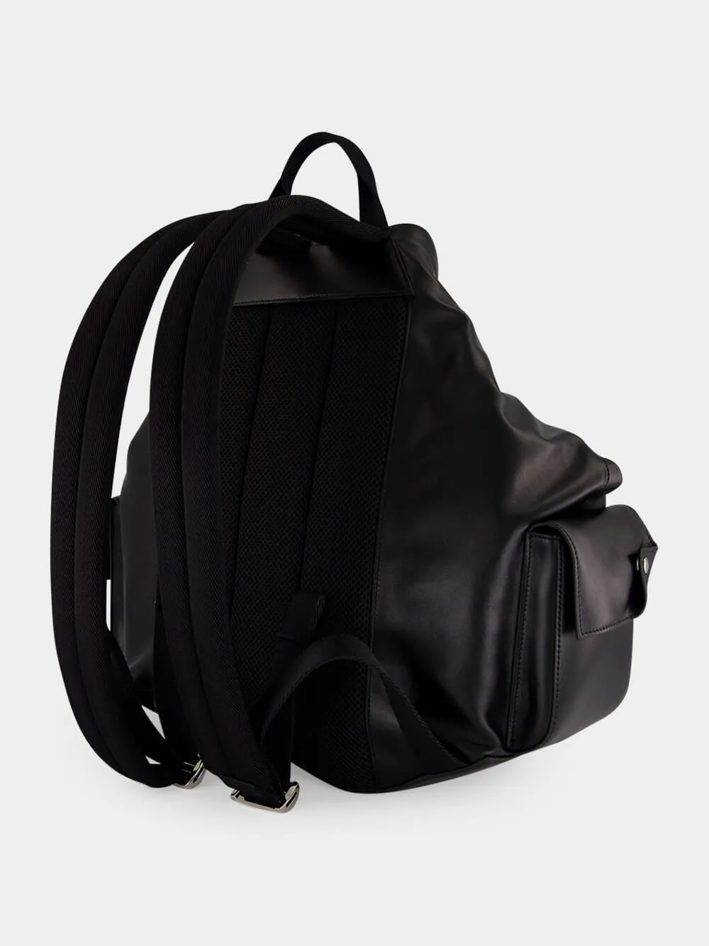 Black Manta Backpack in Nappa Calf Leather sold by Fashion Clinic product image thumbnail 5