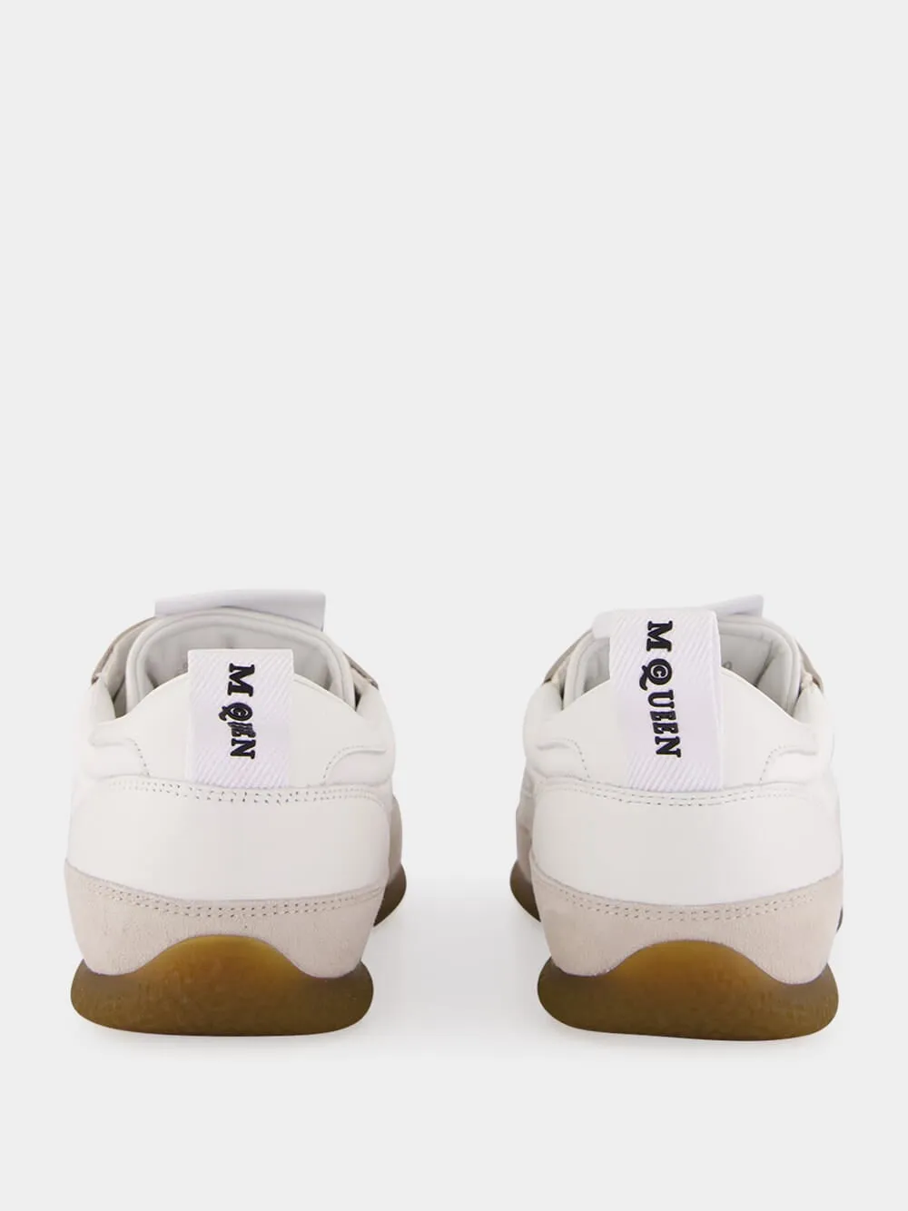 White and Beige EC1 Sneakers sold by Fashion Clinic product image thumbnail 5