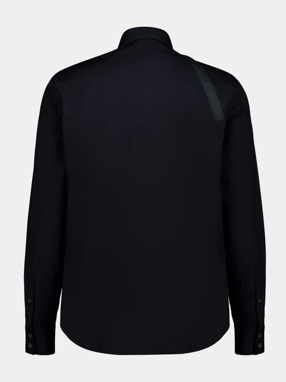 Black Logo Harness Shirt sold by Fashion Clinic product image thumbnail 3
