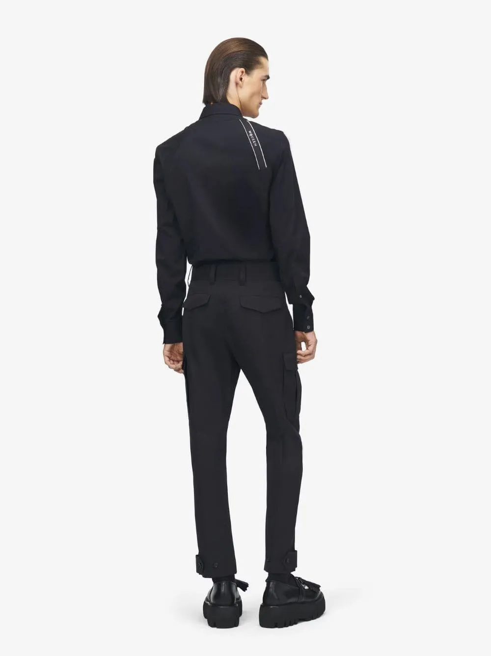 Black Logo Harness Shirt sold by Fashion Clinic product image thumbnail 4