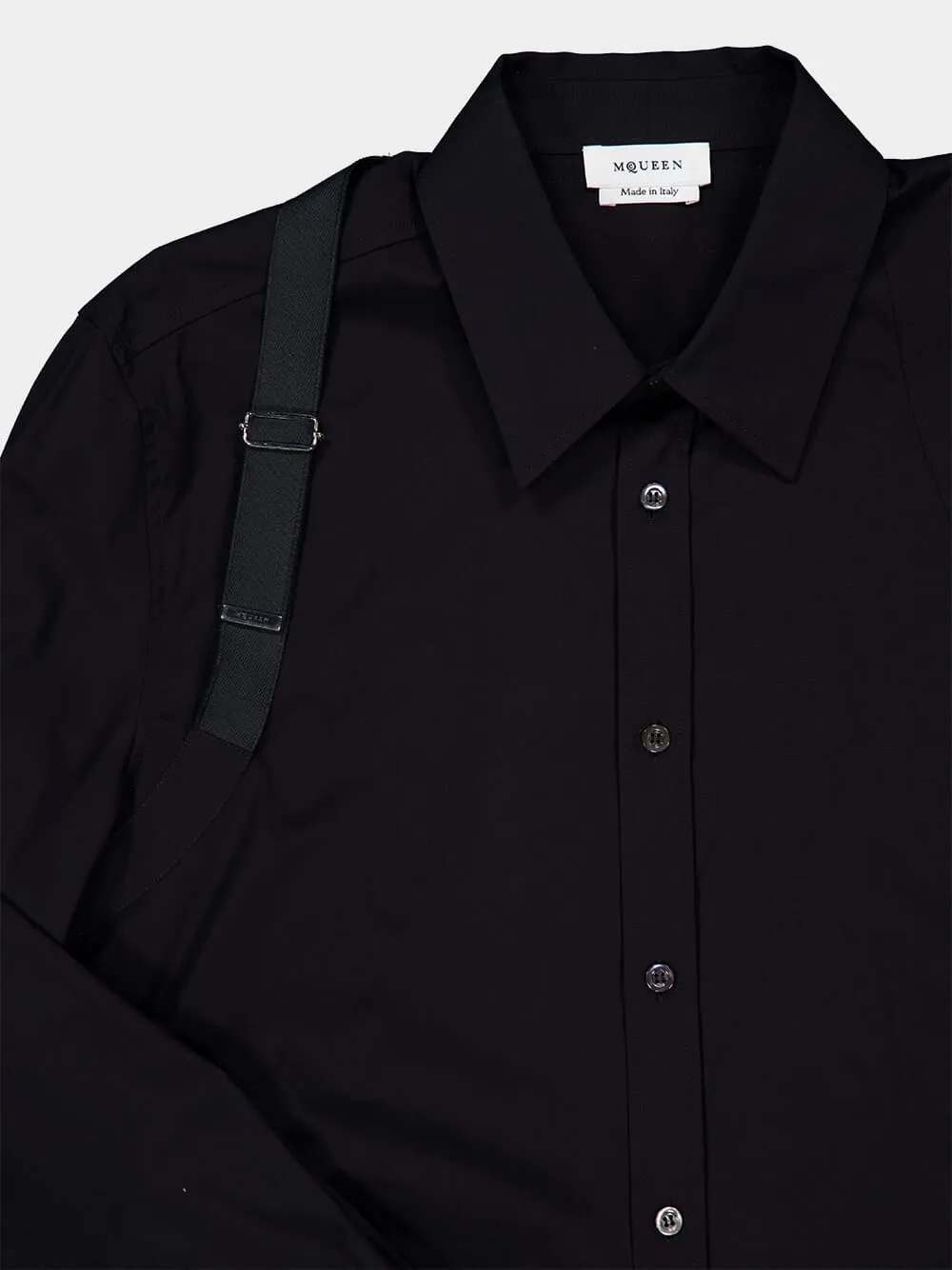 Black Logo Harness Shirt sold by Fashion Clinic product image thumbnail 5