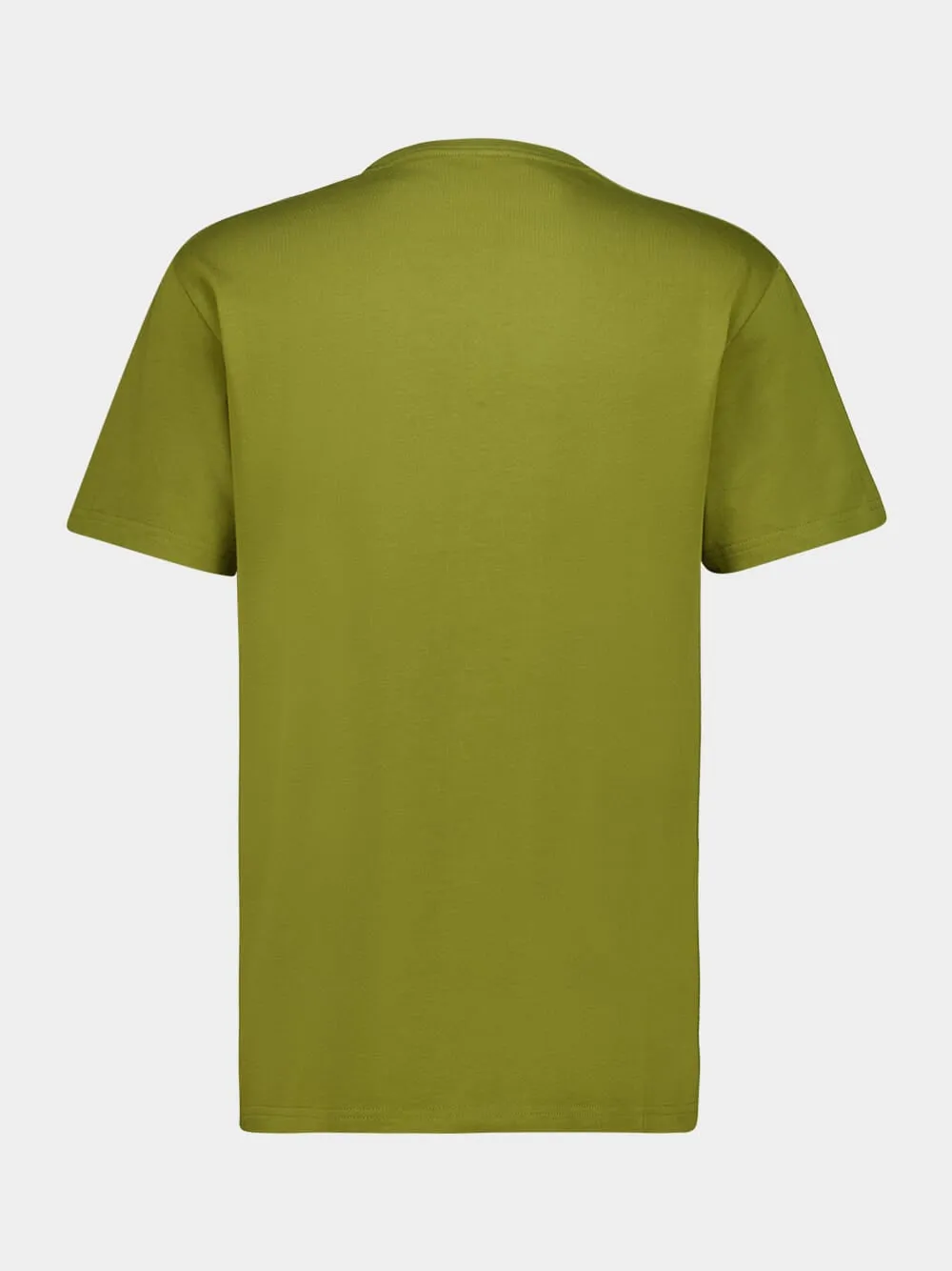 Olive Flocked Logo T-Shirt sold by Fashion Clinic product image thumbnail 2