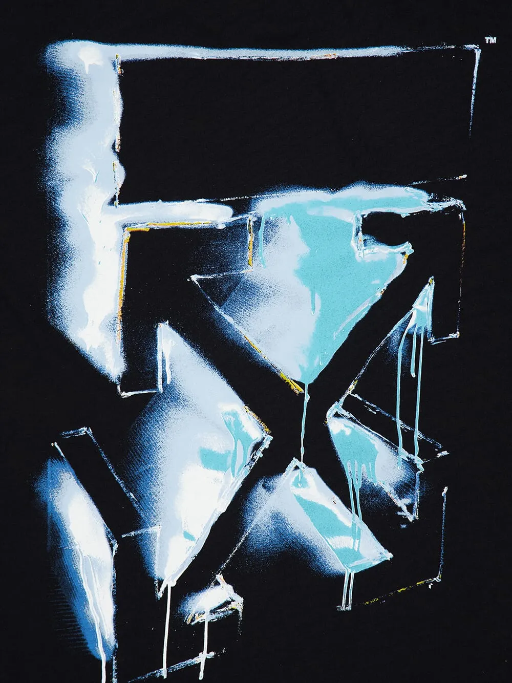 Black 3D Arrow Spray T-Shirt sold by Fashion Clinic product image thumbnail 4