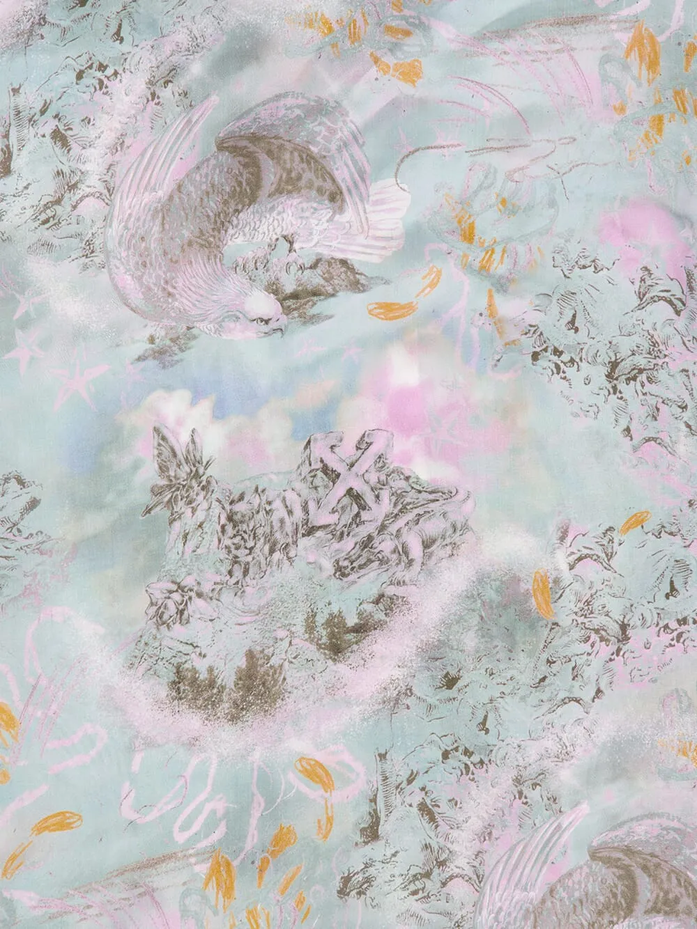 Light Multicolour Printed Bowling Shirt sold by Fashion Clinic product image thumbnail 4