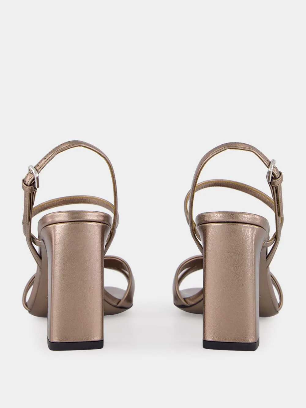 Elsy 85 Pewter Metallic Sandals sold by Fashion Clinic product image thumbnail 5