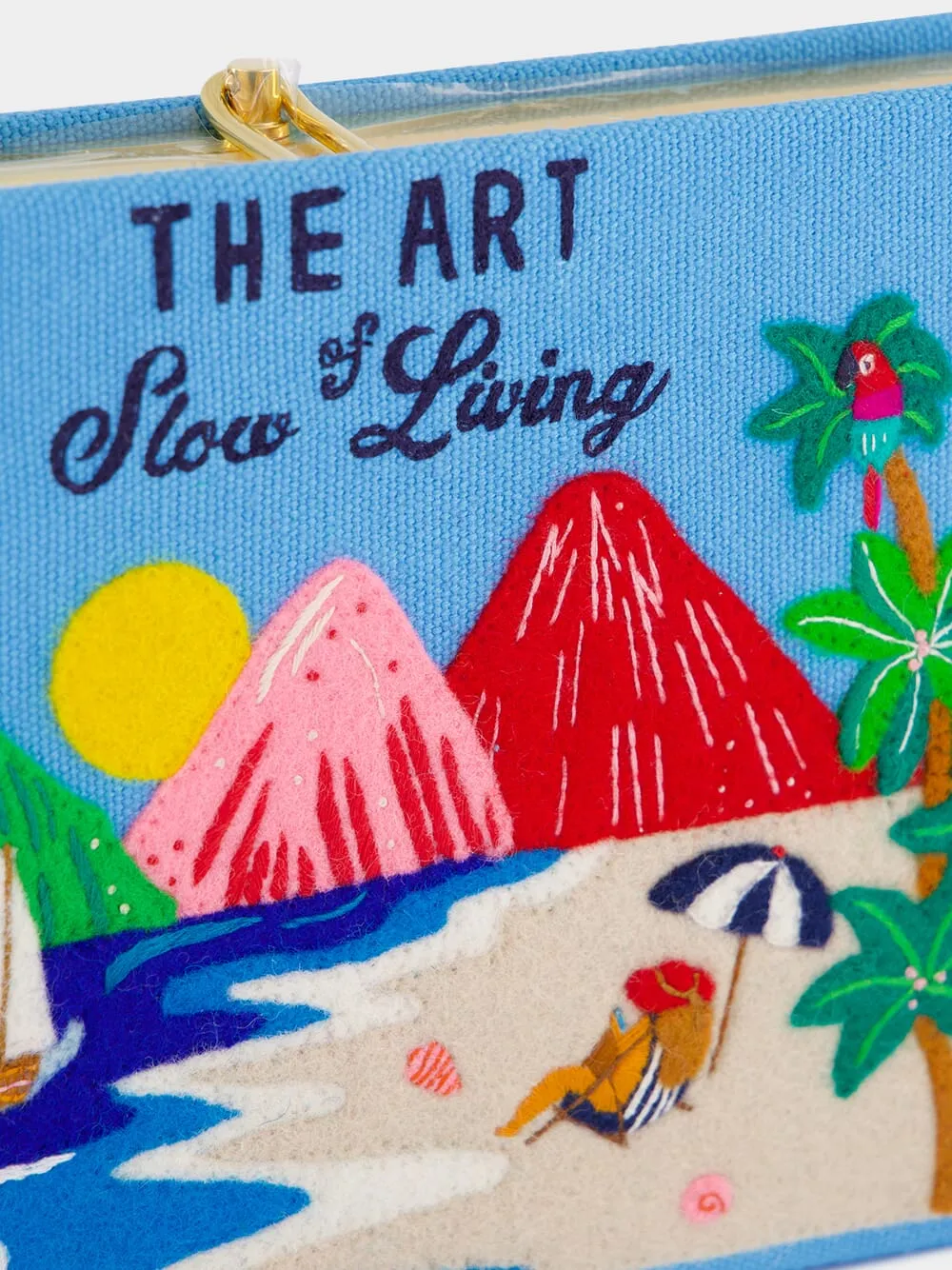 The Art of Slow Living Clutch sold by Fashion Clinic product image thumbnail 5