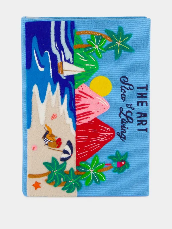The Art of Slow Living Clutch made by Olympia Le-Tan
