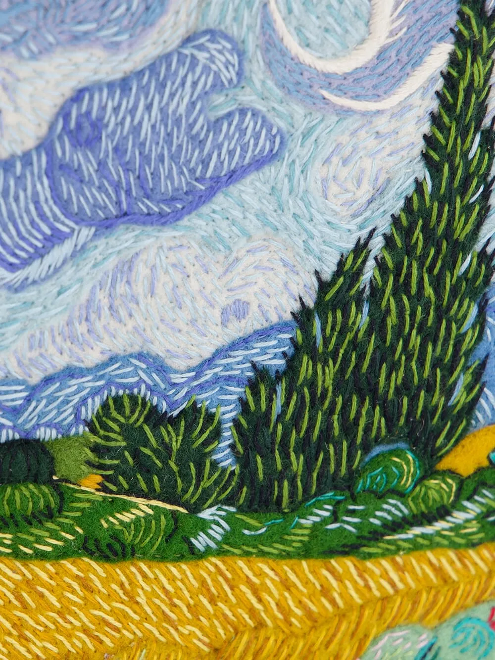 Wheat Field with Cypresses Clutch sold by Fashion Clinic product image thumbnail 4