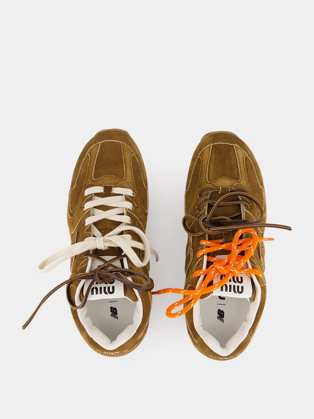 Cinnamon x New Balance 530 SL Suede Sneakers sold by Fashion Clinic product image thumbnail 4