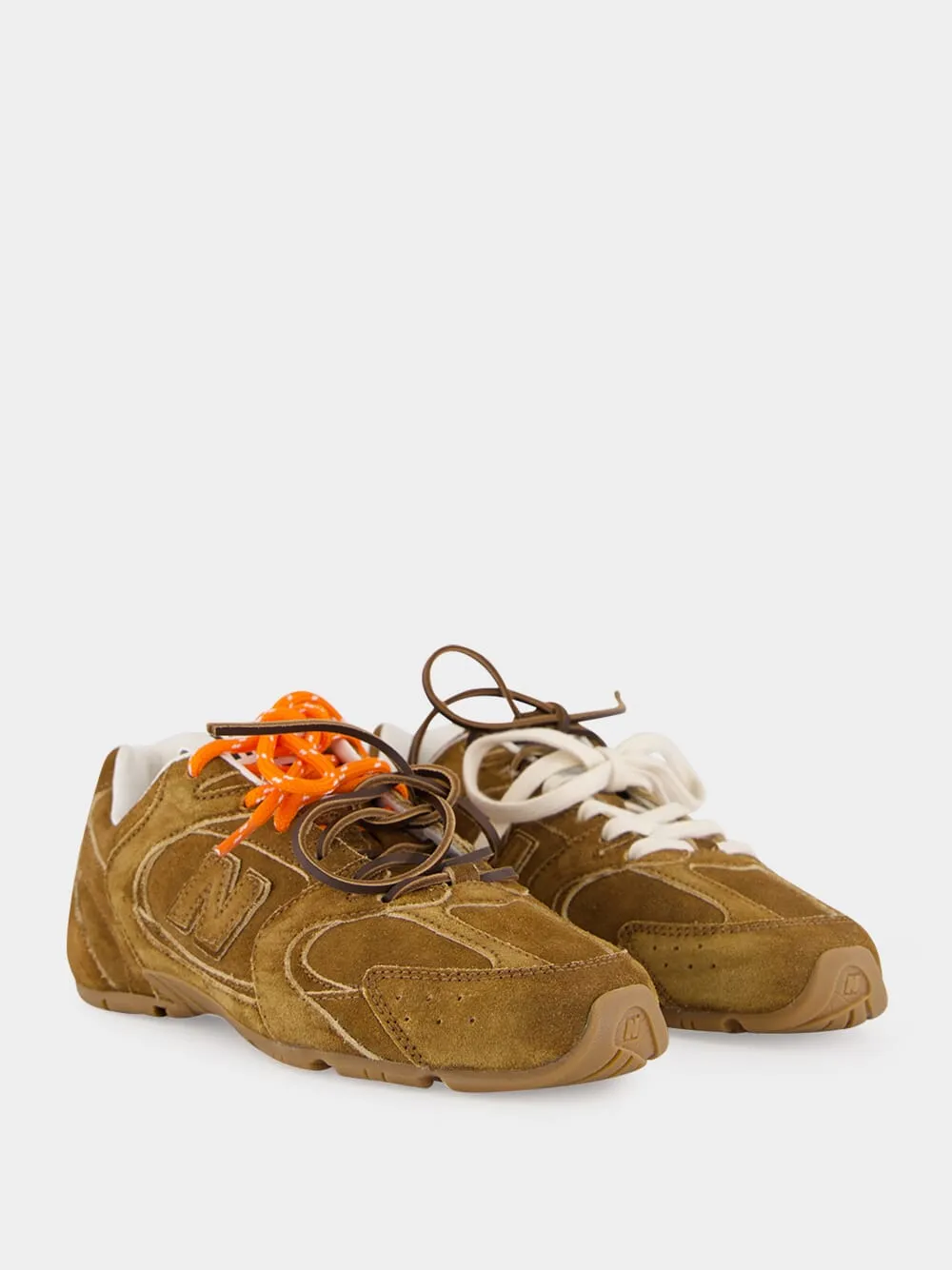 Cinnamon x New Balance 530 SL Suede Sneakers sold by Fashion Clinic product image thumbnail 3