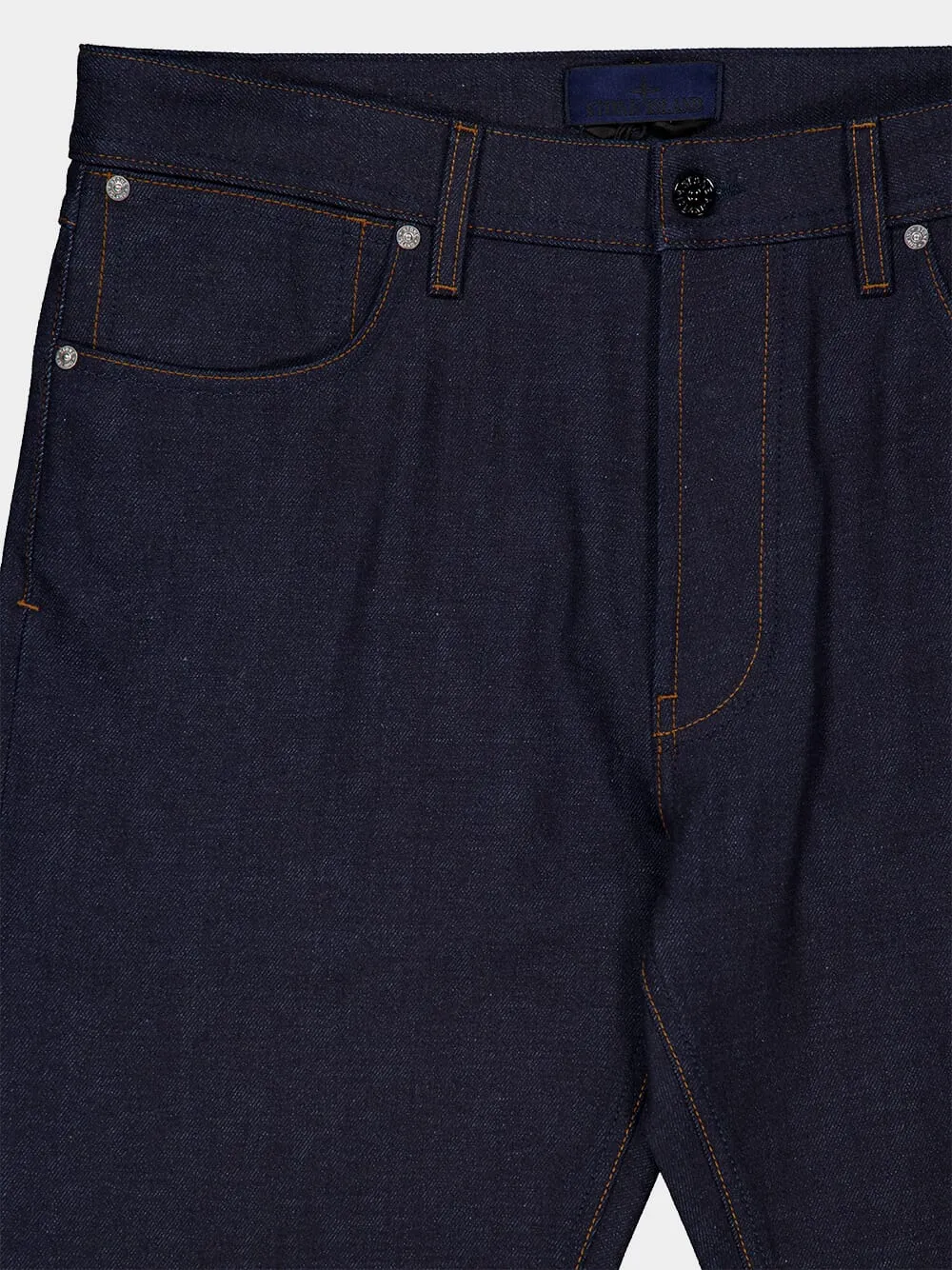 Blue Raw Cotton Trousers sold by Fashion Clinic product image thumbnail 3
