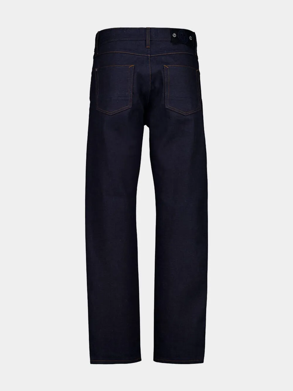 Blue Raw Cotton Trousers sold by Fashion Clinic product image thumbnail 2