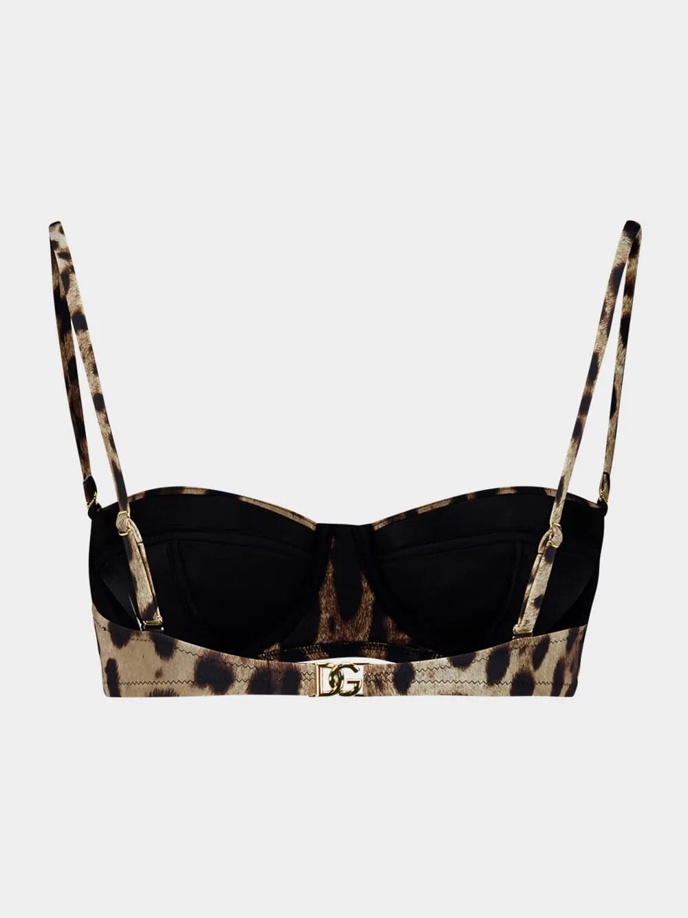 Leopard-Print Balconette Bikini Top sold by Fashion Clinic product image thumbnail 2