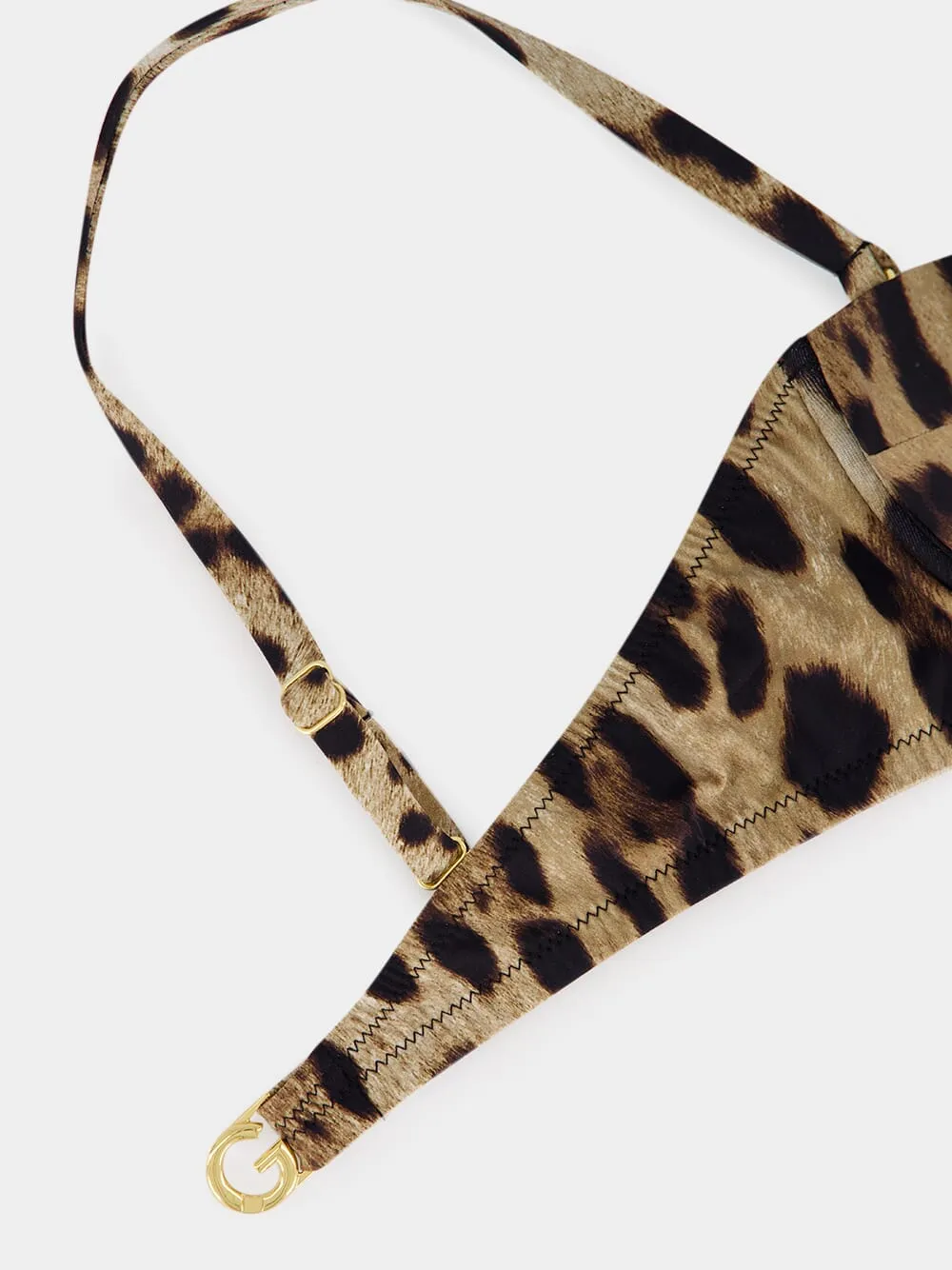 Leopard-Print Balconette Bikini Top sold by Fashion Clinic product image thumbnail 4