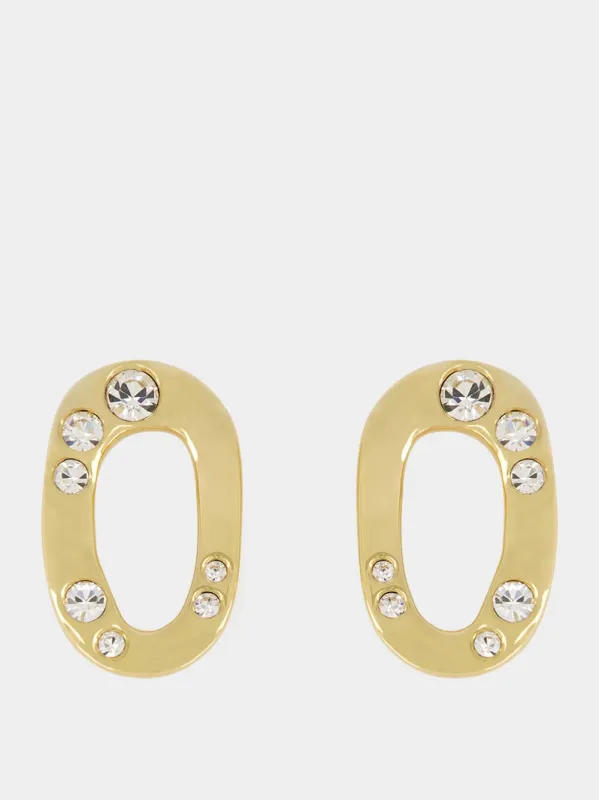 Gold Zeynah Earrings made by Fashion Clinic