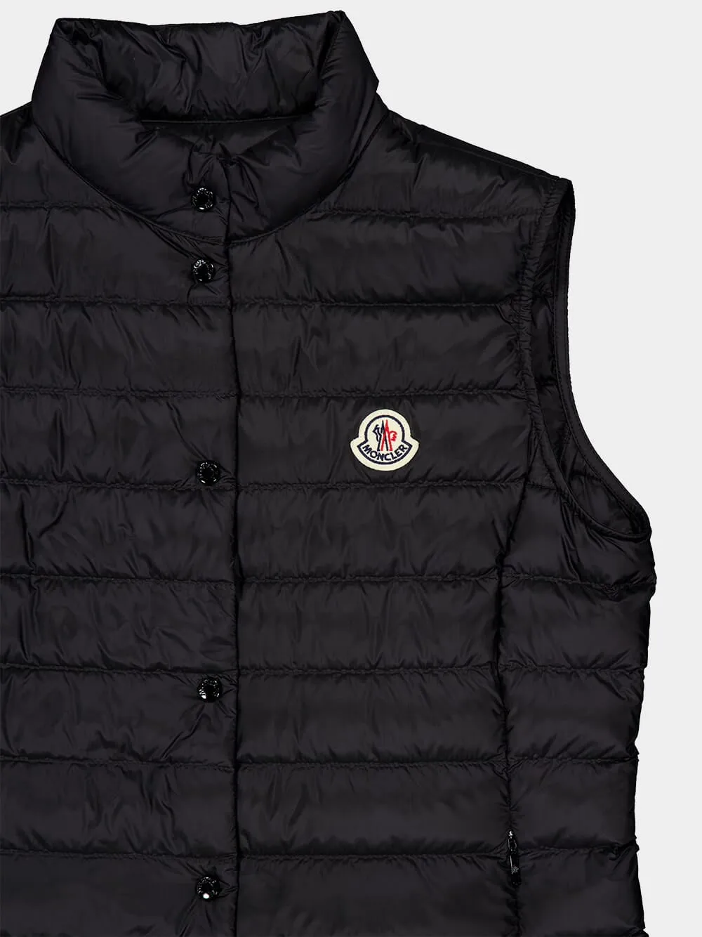 Black Liane Down Gilet sold by Fashion Clinic product image thumbnail 5