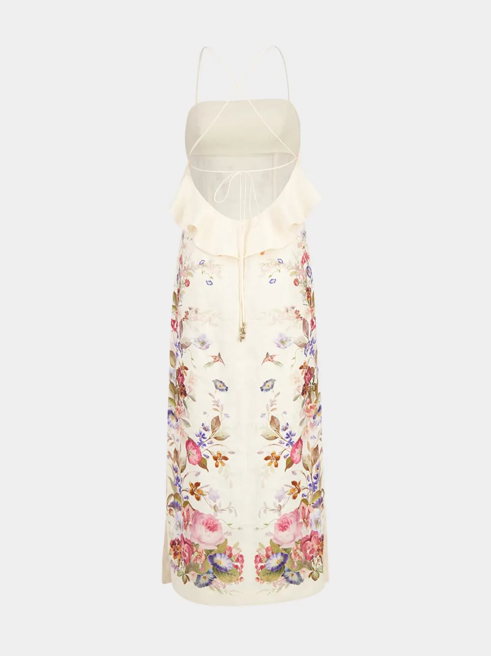 Patience Vanilla Floral Frill Dress sold by Fashion Clinic product image thumbnail 4
