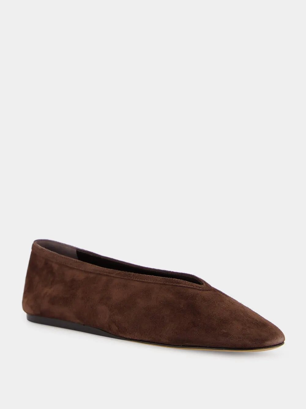 Chocolate Suede Luna Slipper sold by Fashion Clinic product image thumbnail 2
