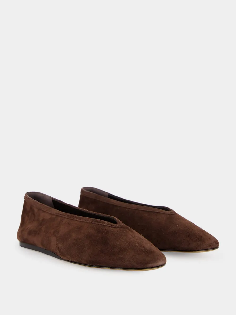 Chocolate Suede Luna Slipper sold by Fashion Clinic product image thumbnail 3