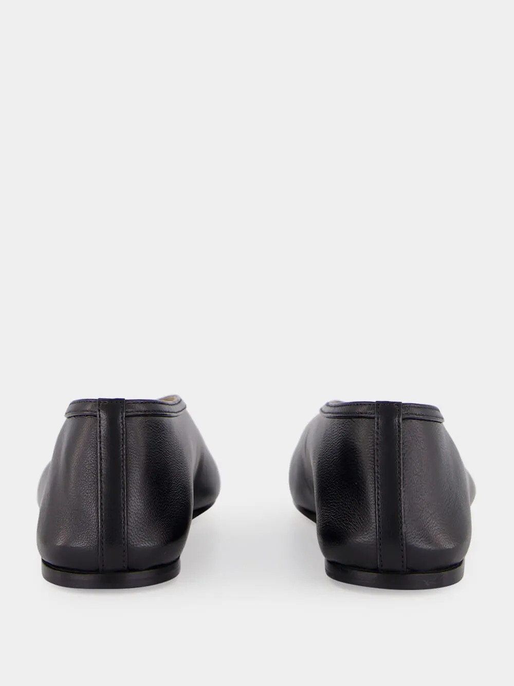 Black Luna Leather Slipper sold by Fashion Clinic product image thumbnail 5