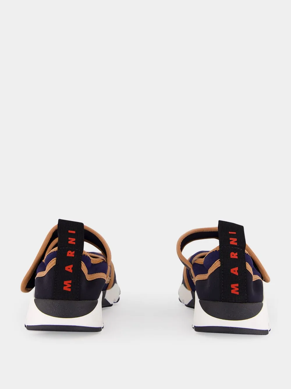 Deep Blue and Black Mary Jane Running Sneaker sold by Fashion Clinic product image thumbnail 5