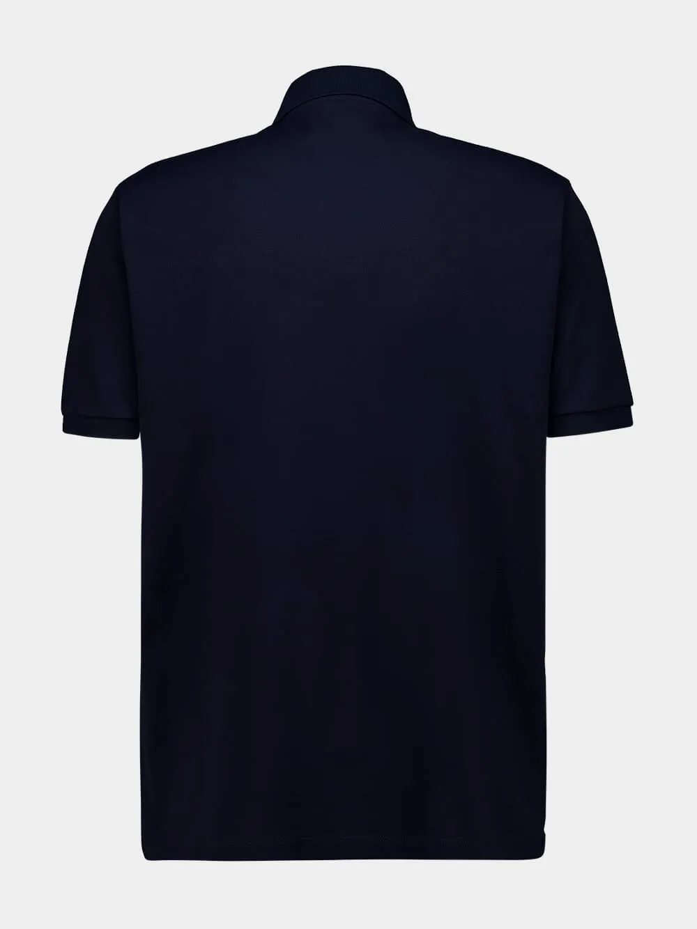 Night Blue Cotton Polo Shirt sold by Fashion Clinic product image thumbnail 2