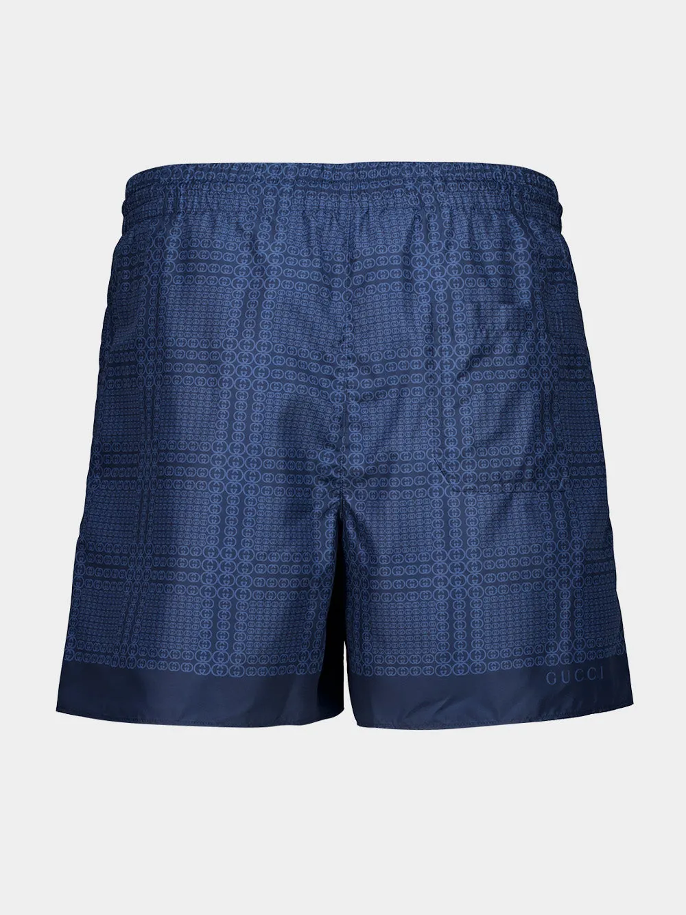 Navy Blue Technical Poplin Swim Shorts sold by Fashion Clinic product image thumbnail 2
