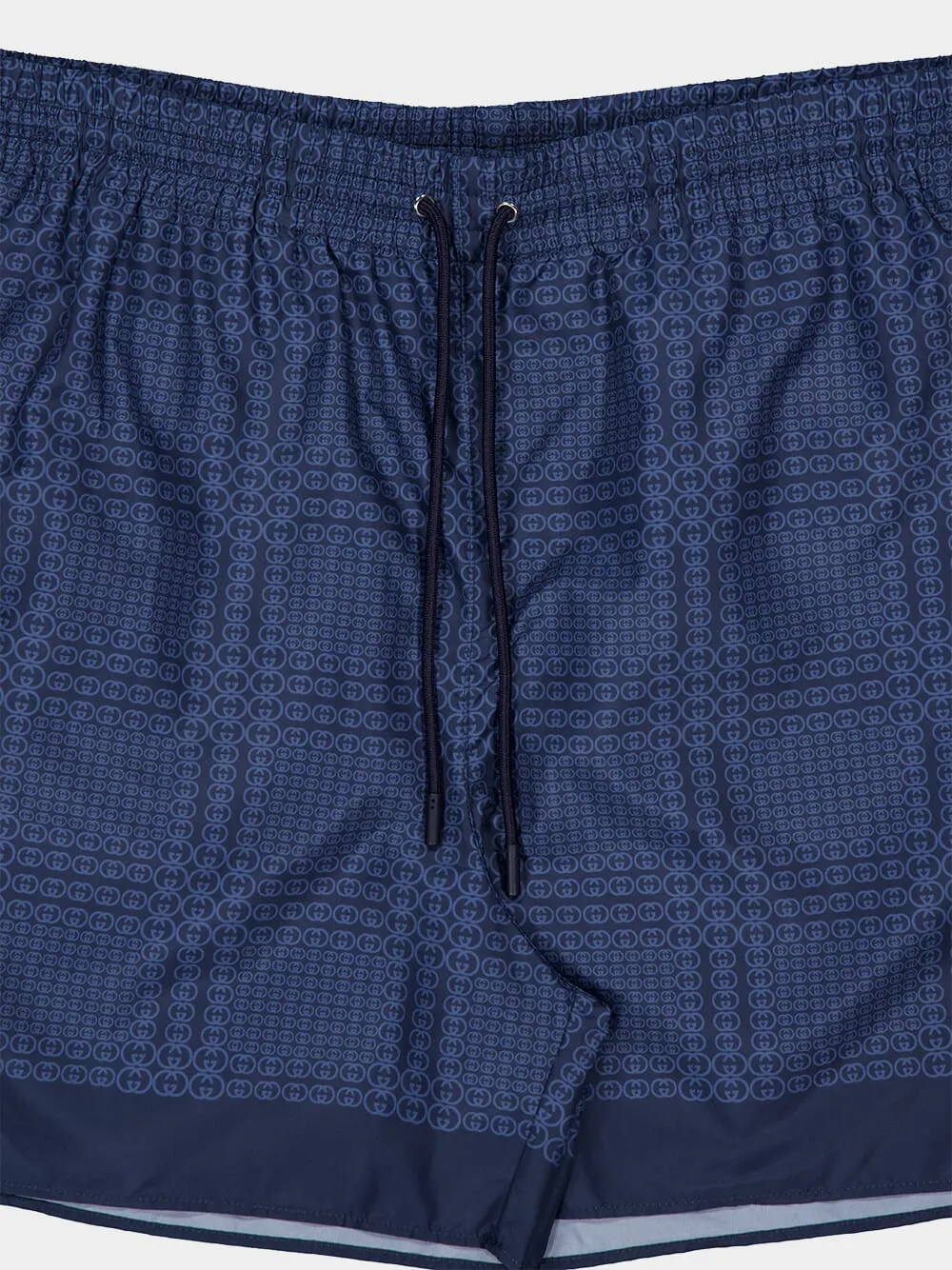 Navy Blue Technical Poplin Swim Shorts sold by Fashion Clinic product image thumbnail 3