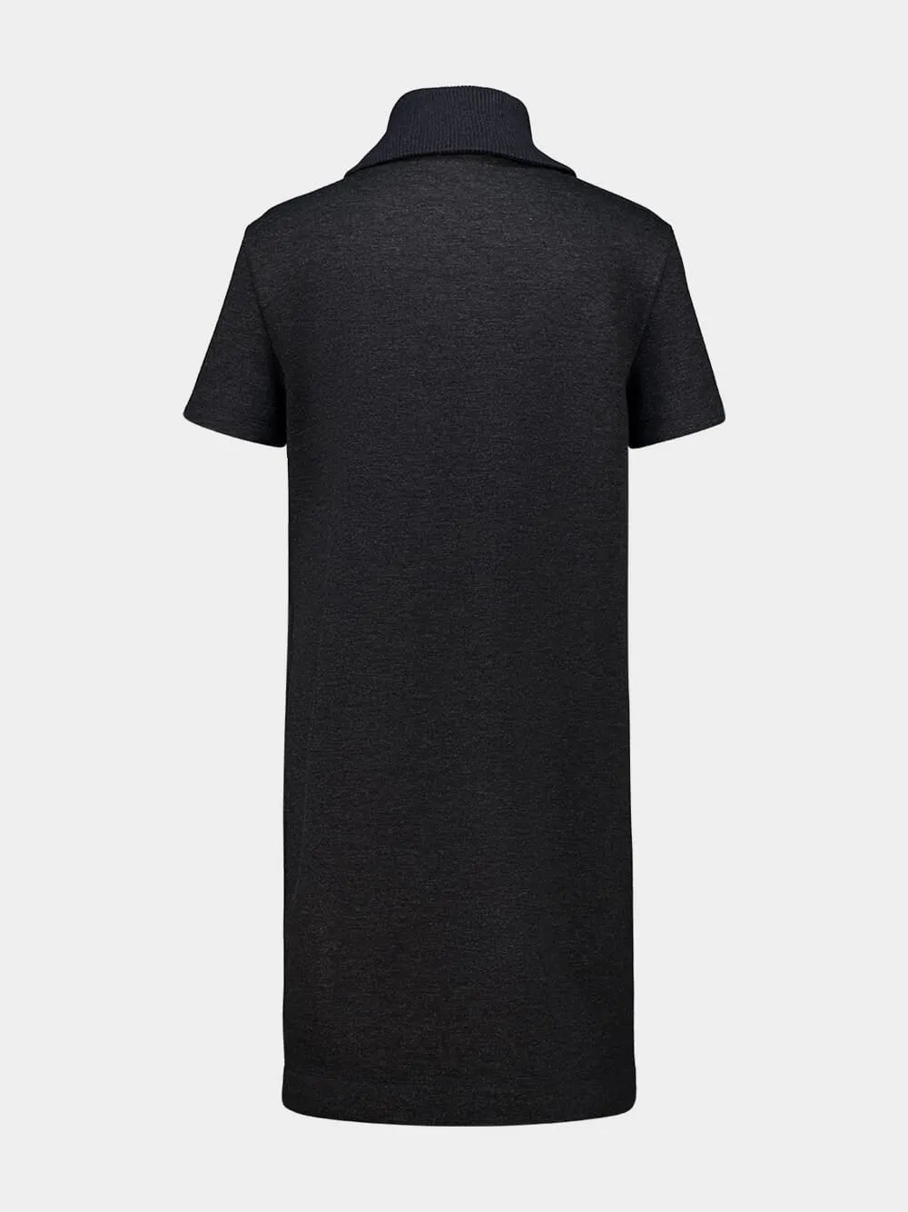 Dark Grey Mini Zip Dress sold by Fashion Clinic product image thumbnail 2