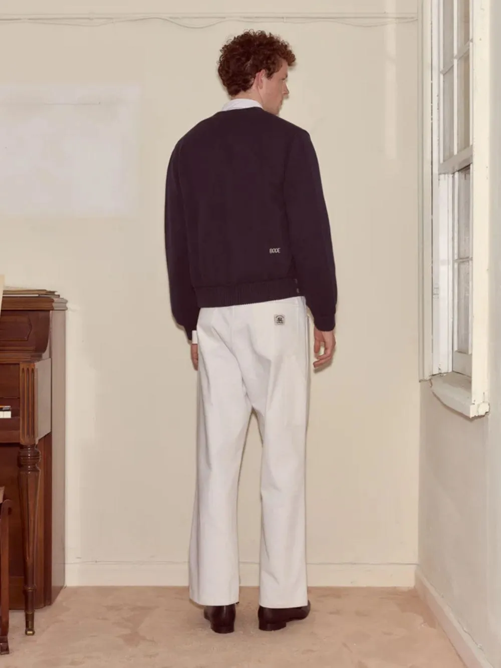 Navy Double-Breasted Cardigan sold by Fashion Clinic product image thumbnail 4