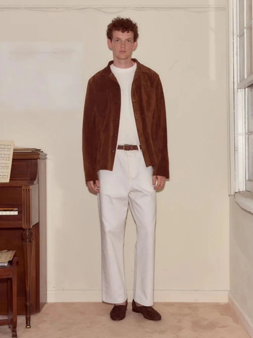 Brown Suede Overshirt sold by Fashion Clinic product image thumbnail 2