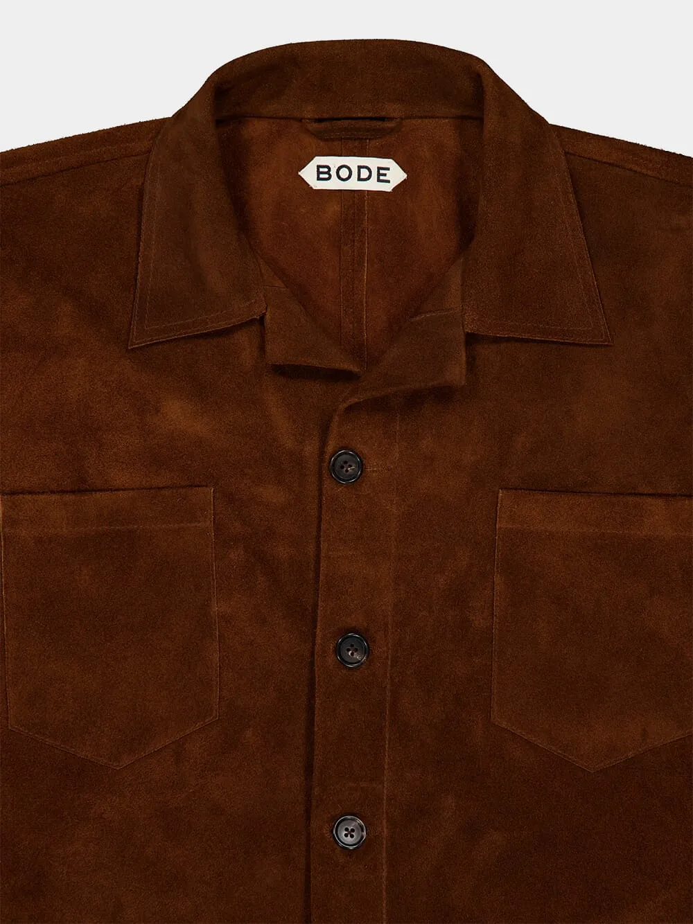 Brown Suede Overshirt sold by Fashion Clinic product image thumbnail 5