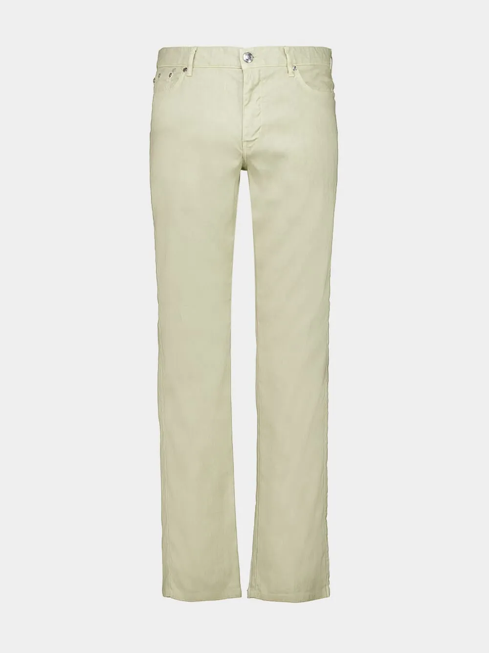 Corda Slim Fit Linen-Blend 5-Pocket Pants sold by Fashion Clinic