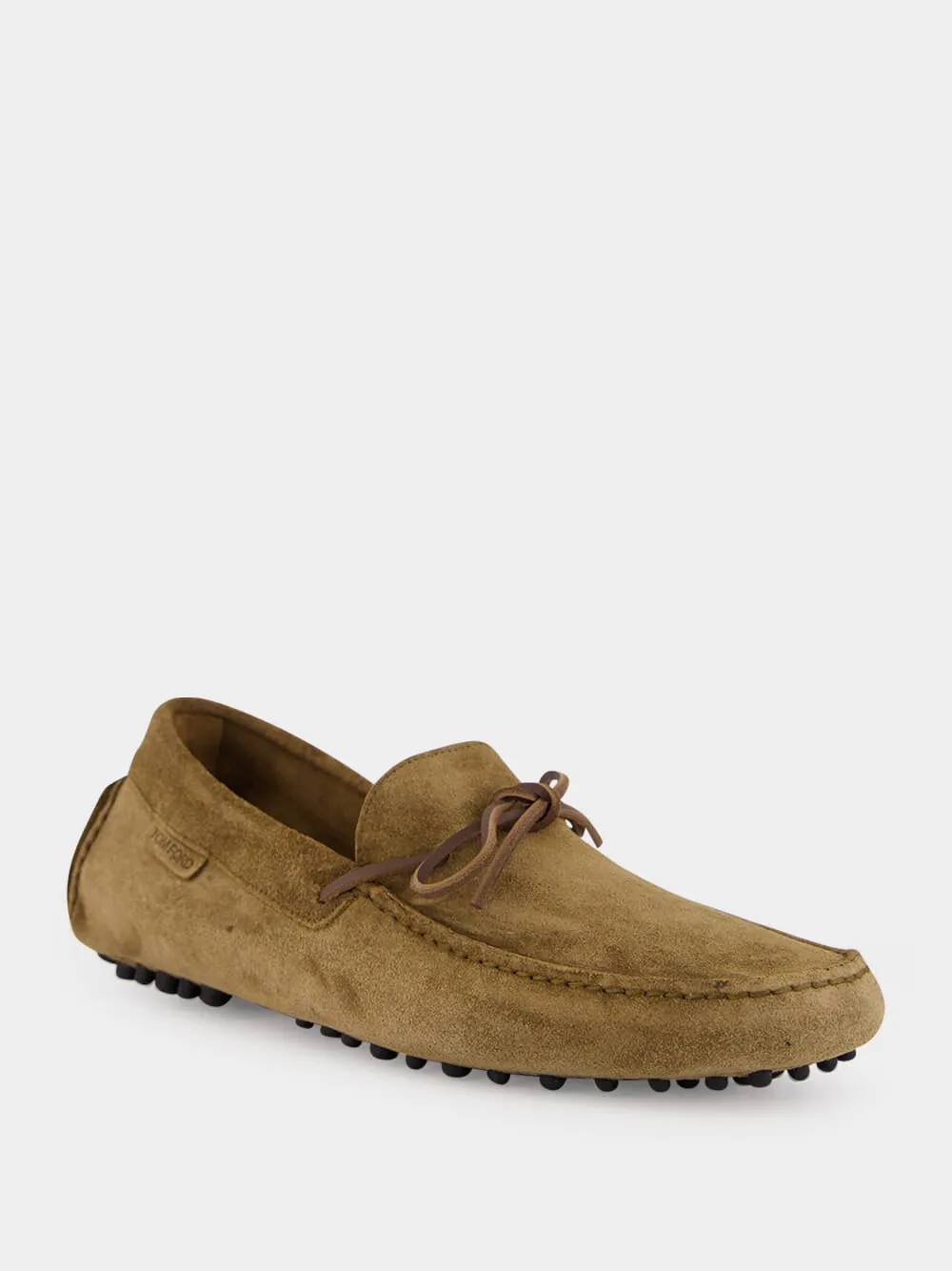 Dark Taupe Suede Loafers sold by Fashion Clinic product image thumbnail 2