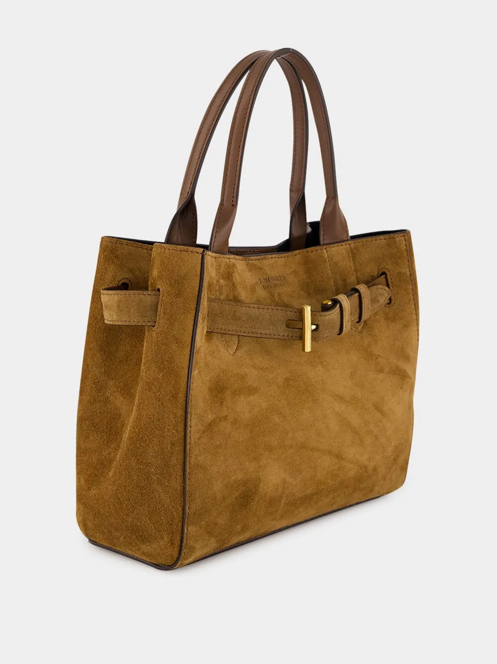 Whisky Audrey Suede Small Tote sold by Fashion Clinic product image thumbnail 4