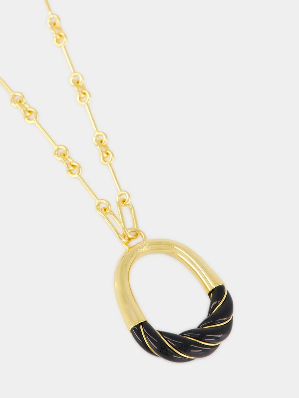 Black Diana Necklace sold by Fashion Clinic product image thumbnail 2