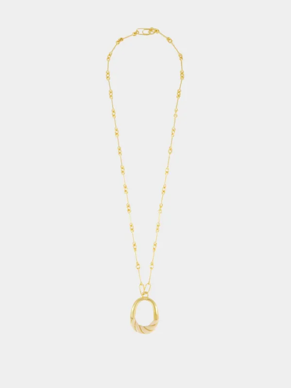 Ivory Diana Sautoir Necklace sold by Fashion Clinic