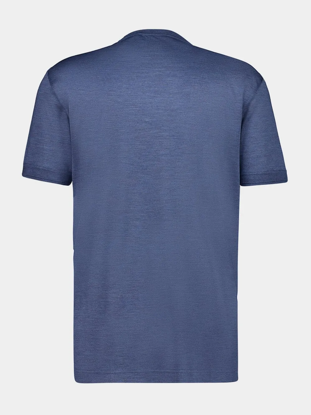 Melange Blue Silk T-Shirt sold by Fashion Clinic product image thumbnail 2