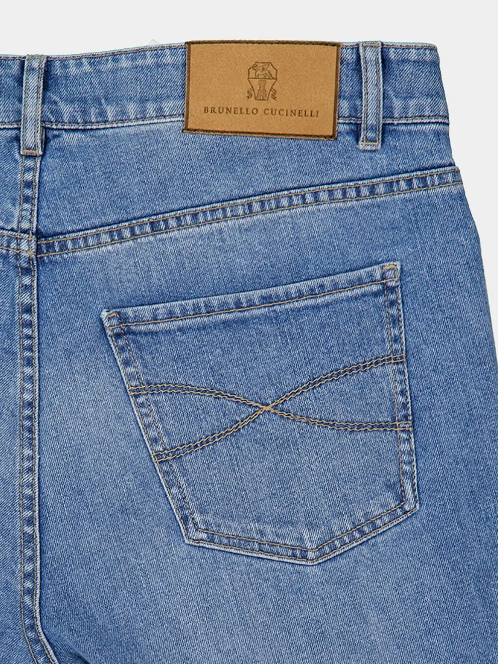 Light Denim Traditional Fit Jeans sold by Fashion Clinic product image thumbnail 5