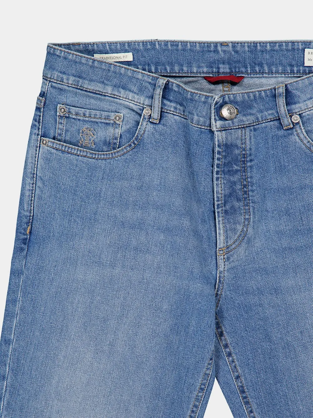 Light Denim Traditional Fit Jeans sold by Fashion Clinic product image thumbnail 3