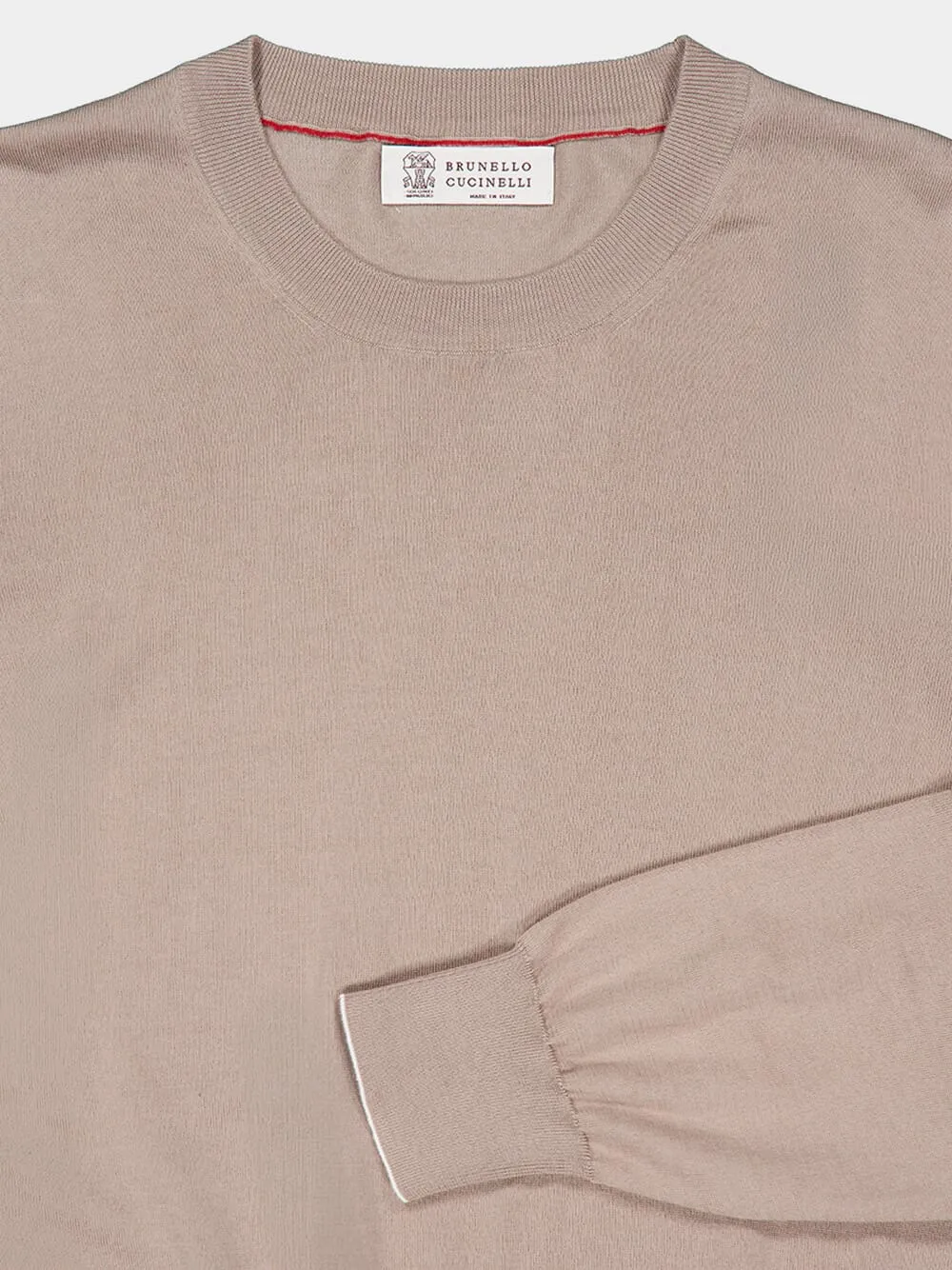 Brown Lightweight Cotton Sweater sold by Fashion Clinic product image thumbnail 3