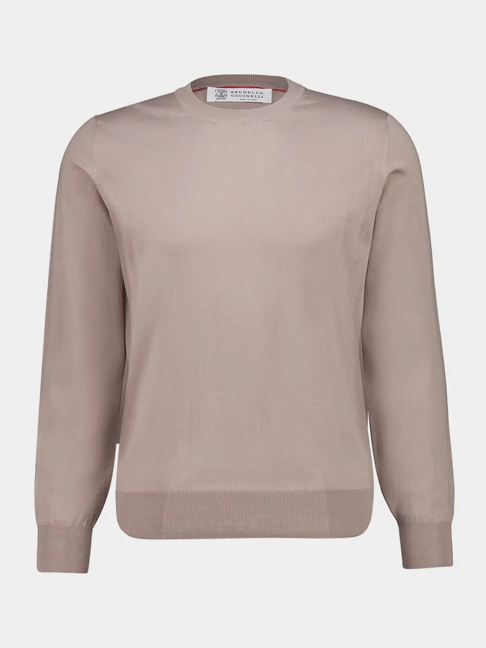 Brown Lightweight Cotton Sweater sold by Fashion Clinic