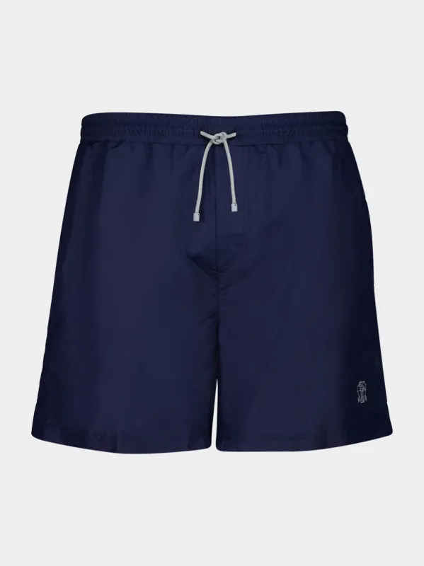 Navy Swim Shorts sold by Fashion Clinic