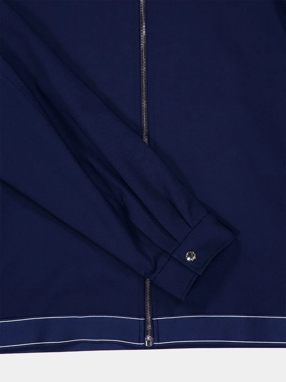 Navy Sports Jacket in Virgin Wool sold by Fashion Clinic product image thumbnail 4