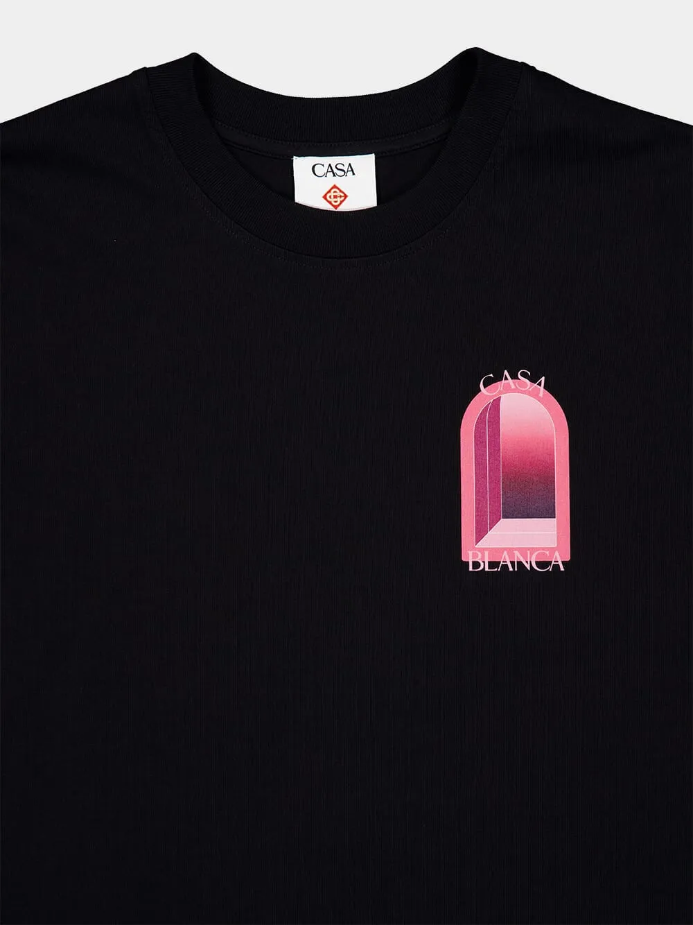 Black Arches Organic Cotton T-Shirt sold by Fashion Clinic product image thumbnail 3