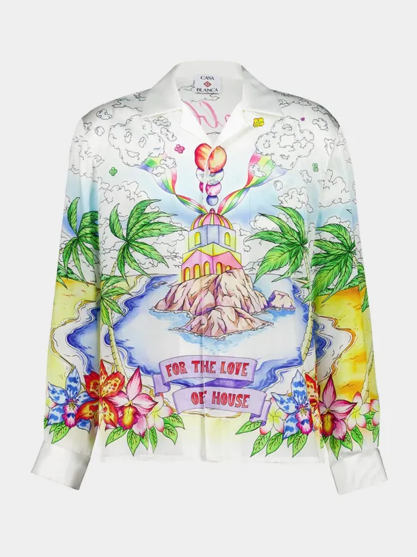 Better Days Silk Cuban Shirt sold by Fashion Clinic