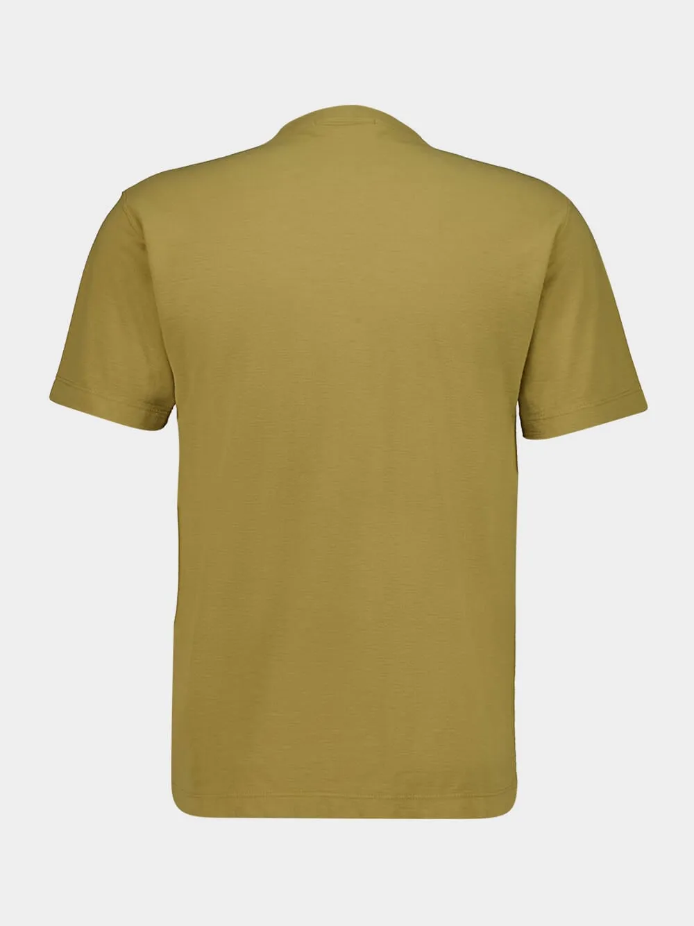 Dark Beige Cotton T-Shirt sold by Fashion Clinic product image thumbnail 2