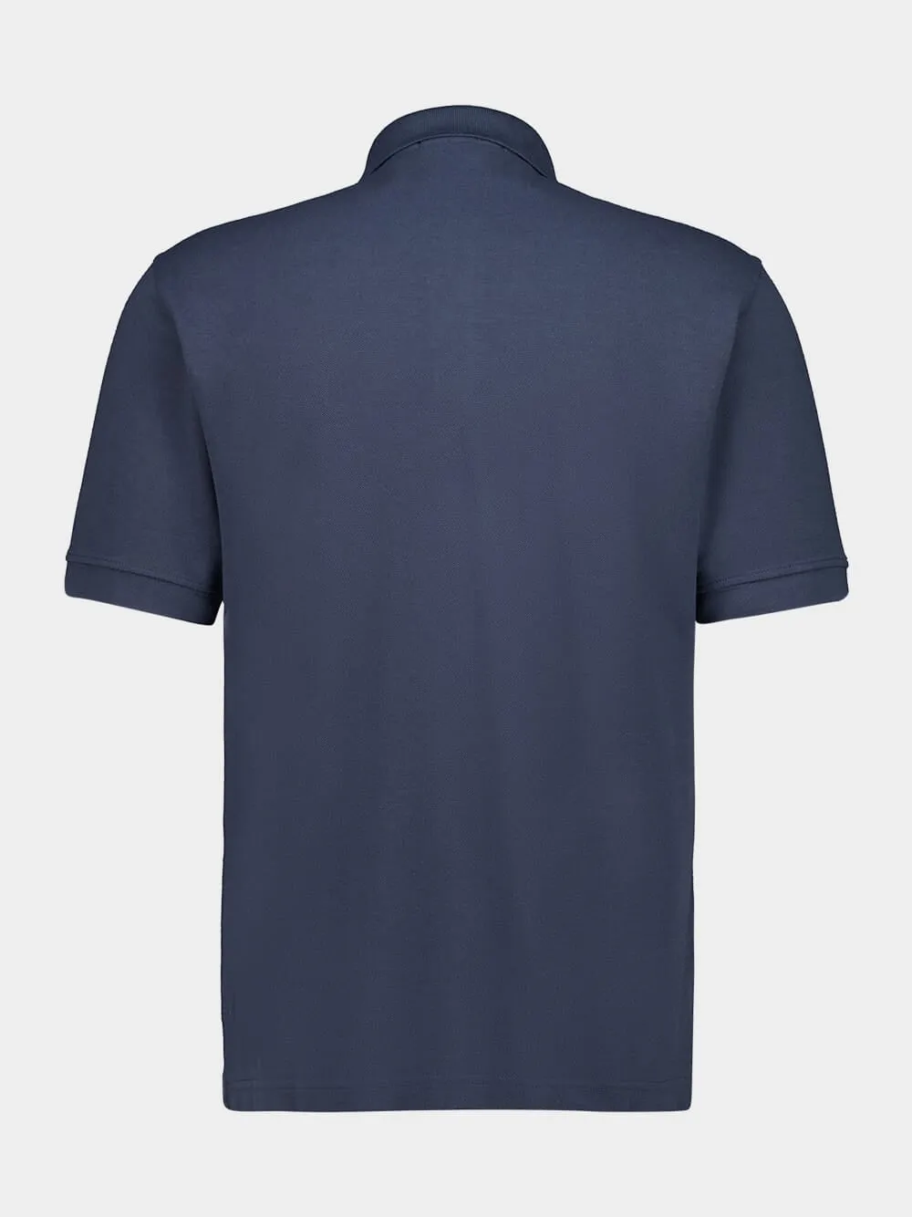 Slate Blue Cotton Polo Shirt sold by Fashion Clinic product image thumbnail 2