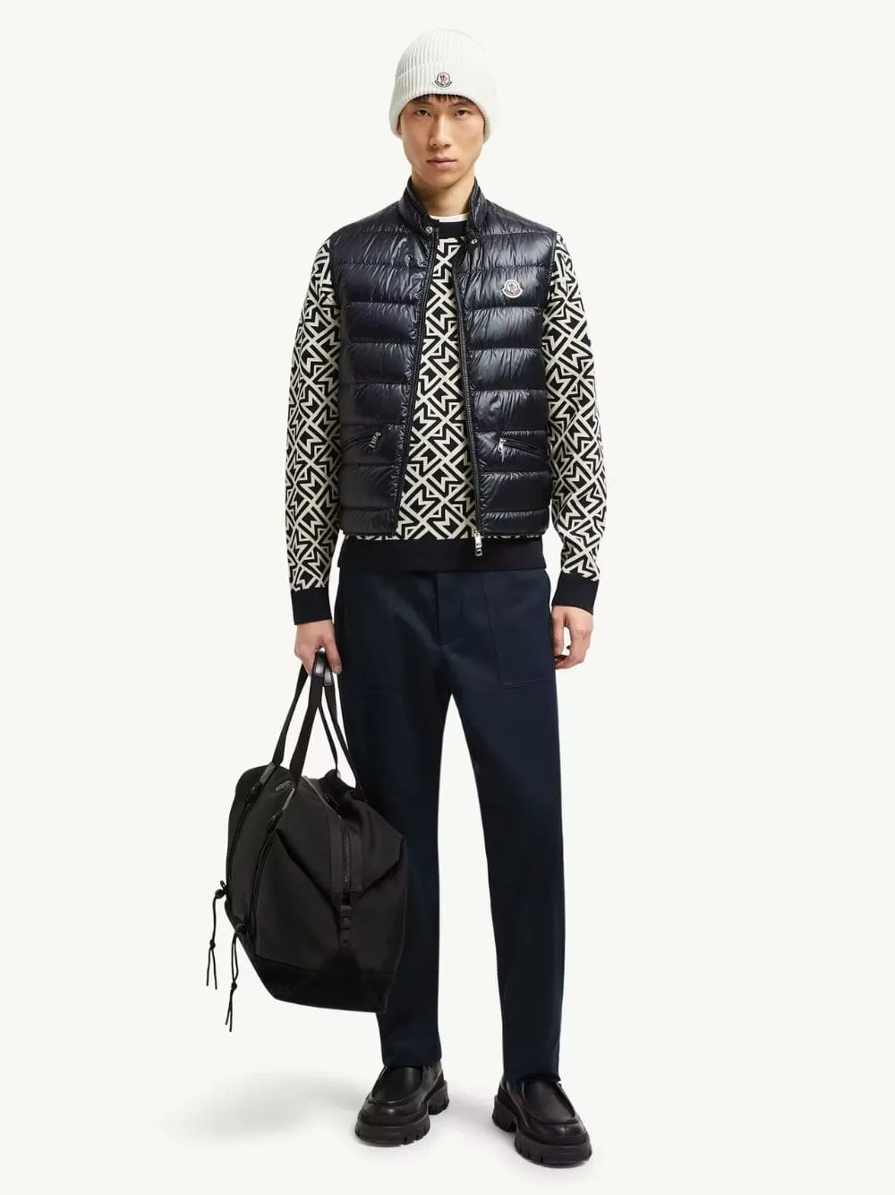 Night Blue Down Gilet sold by Fashion Clinic product image thumbnail 2